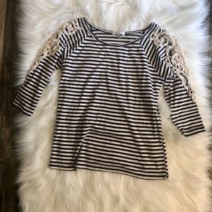 Delia’s striped top